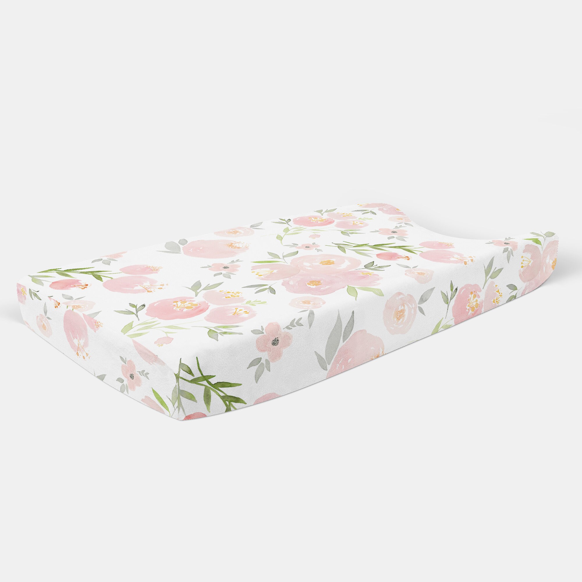 Nursery Decor Set Baby Bedding Bundle Floral Watercolor Etsy