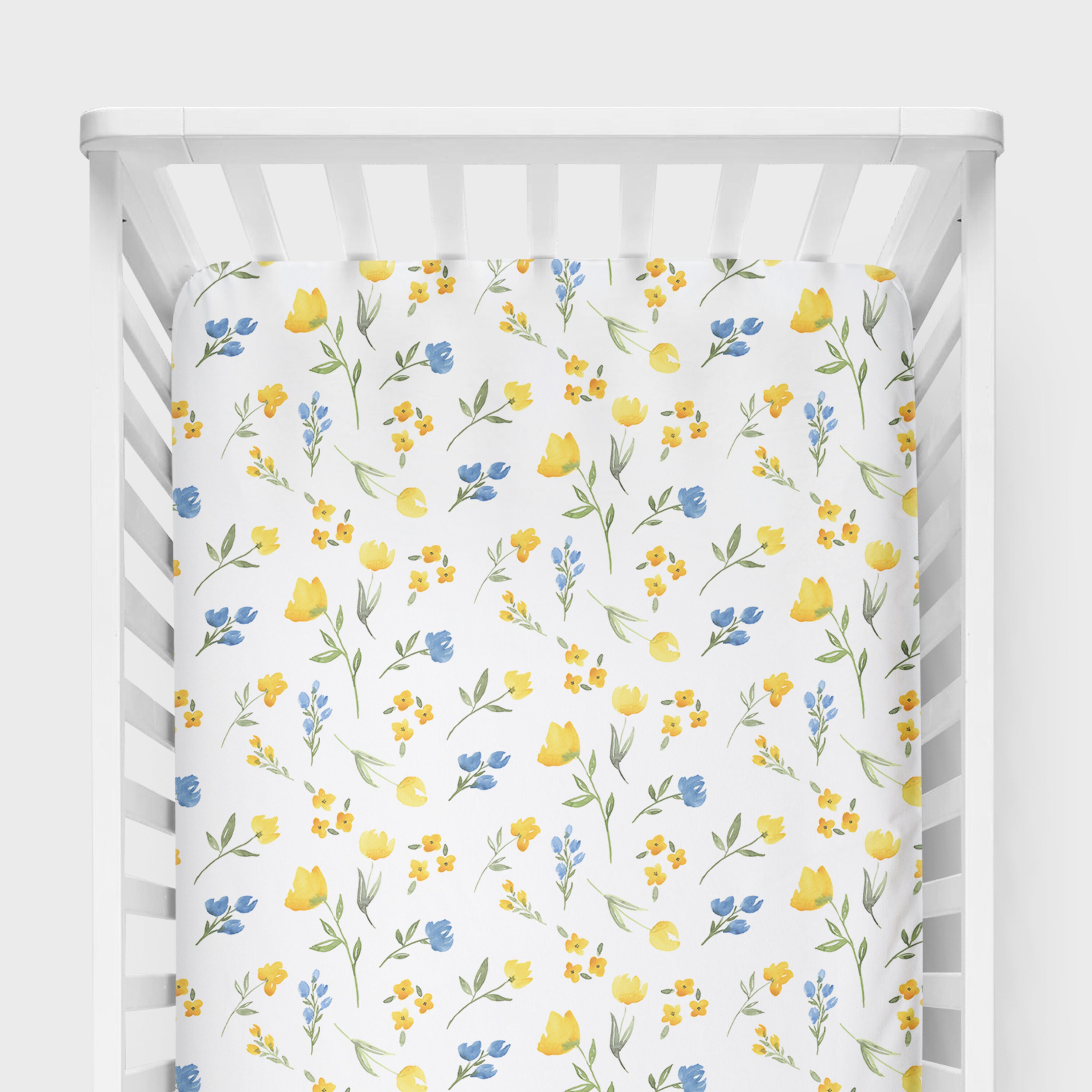 patterned crib sheets