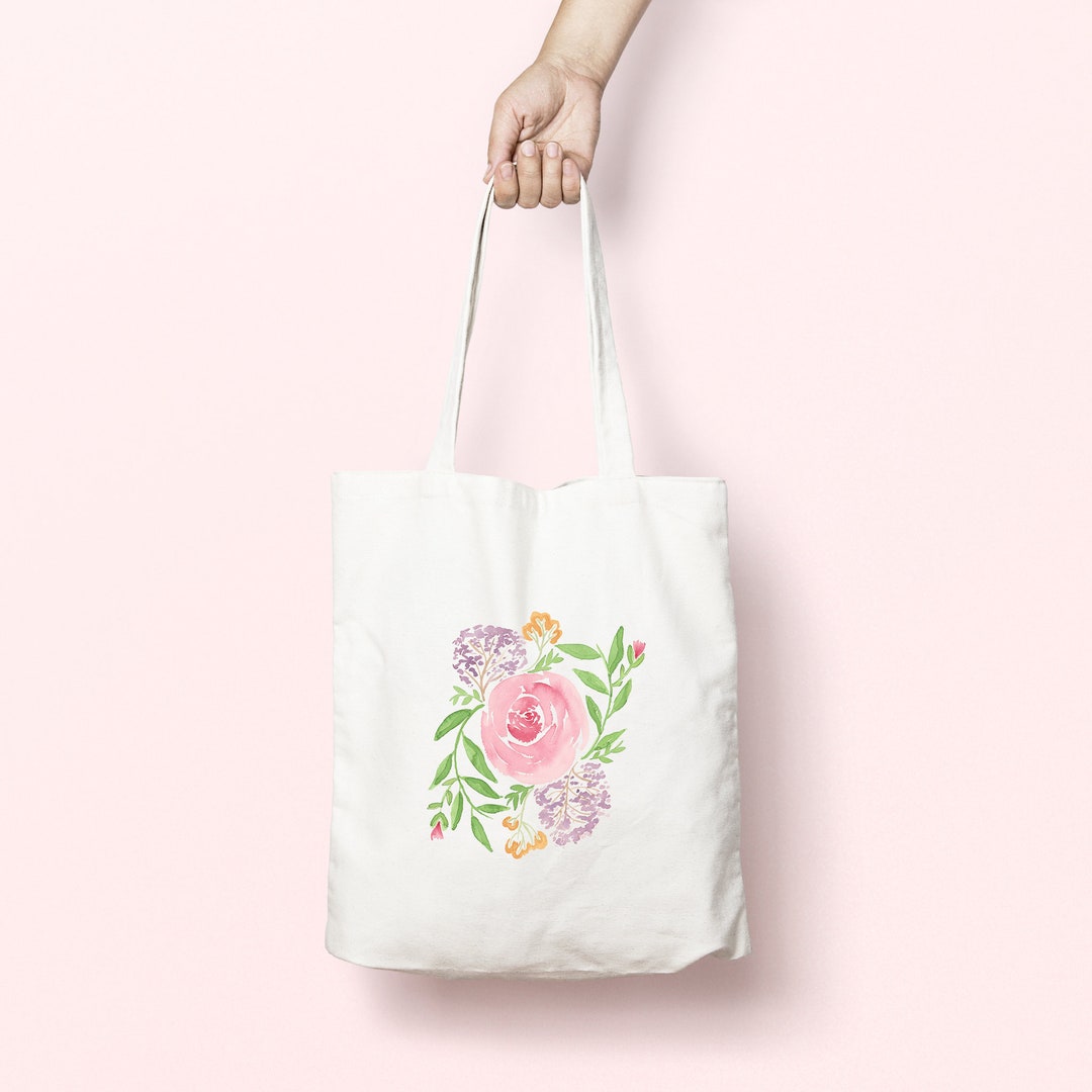 Heavy Canvas Tote Bag Tote Bag Pink Grocery Bag Last Minute - Etsy