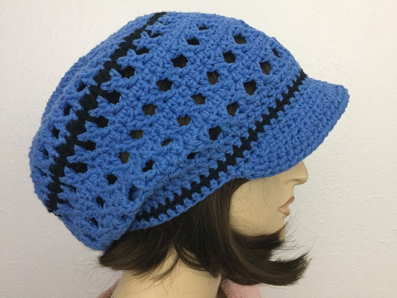 Women Crochet Summer Hat With Visor Women Summer Slouchy  display picture 2