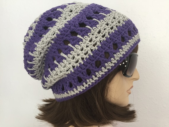 Women Crochet Summer Hat Women Spring Slouchy Beanie in  display picture 3