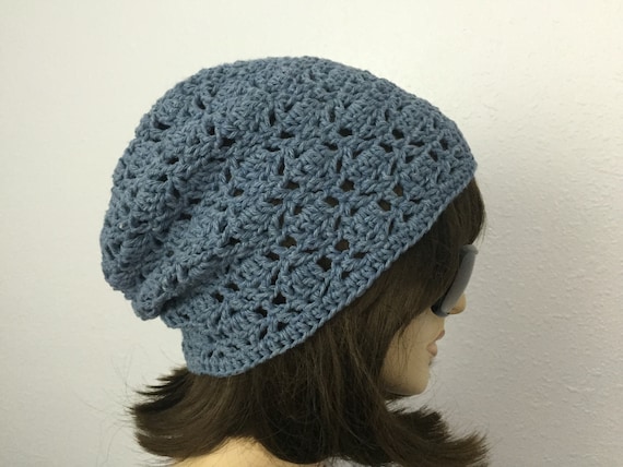 Womens Summer Crochet Hat Womens Summer Slouchy Beanie in  display picture 3