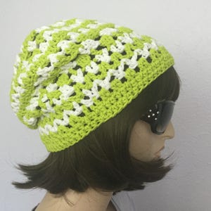 Women Crochet Summer Hat Women Summer Slouchy Beanie  Women Spring Hat