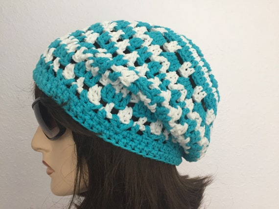 Womens Summer Crochet Hat Womens Summer Slouchy Beanie in  display picture 1