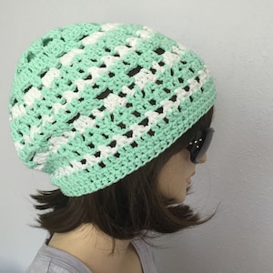 Womens Summer Croshet Hat Womens Summer Slouchy Beanie Women Spring Hat Summer Fashion