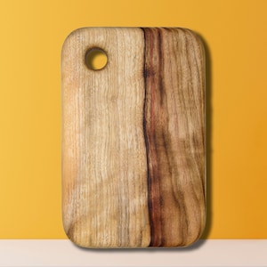 Byron Bay Medium Small (320x200x25mm) Camphor Laurel Wooden Chopping Board, Christmas gift , Housewarming Present Personalised cutting board