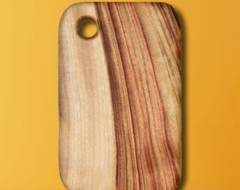 Byron Bay Small (280x150x25mm) Camphor Laurel Wooden Chopping, Australian Made, Cheese Board, Eco Friendly Christmas gift for family