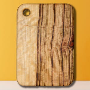 Byron Bay Large (410x300x25mm) Camphor Laurel Wooden Chopping Board Wedding Gift Serving Board Australian made personalised Cutting Board