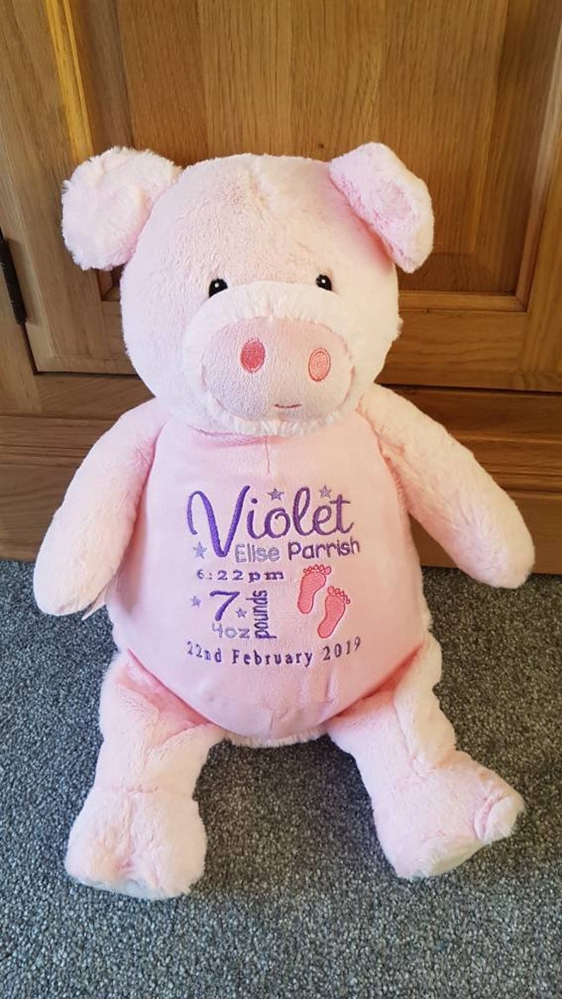 pig teddy bear gift