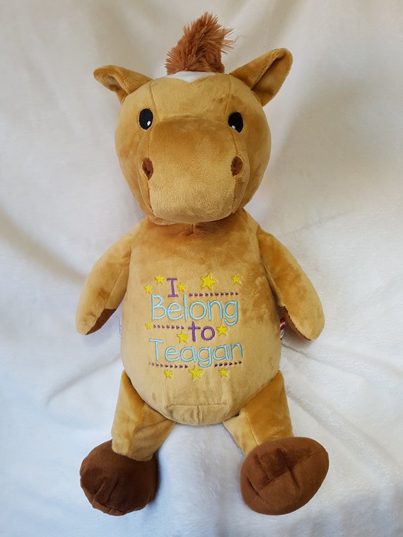 personalised horse teddy