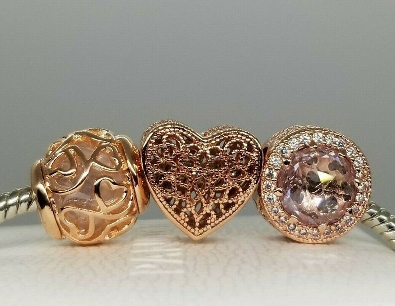 pandora rose gold charm pandora rose gold charm