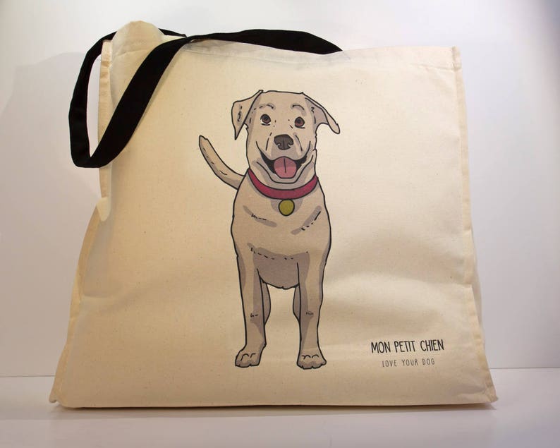 Labrador shopping bag Tote bag for Dog lovers image 1