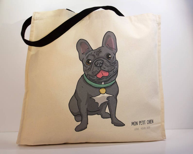 French Bulldog shopping bag Tote bag for Dog lovers Etsy
