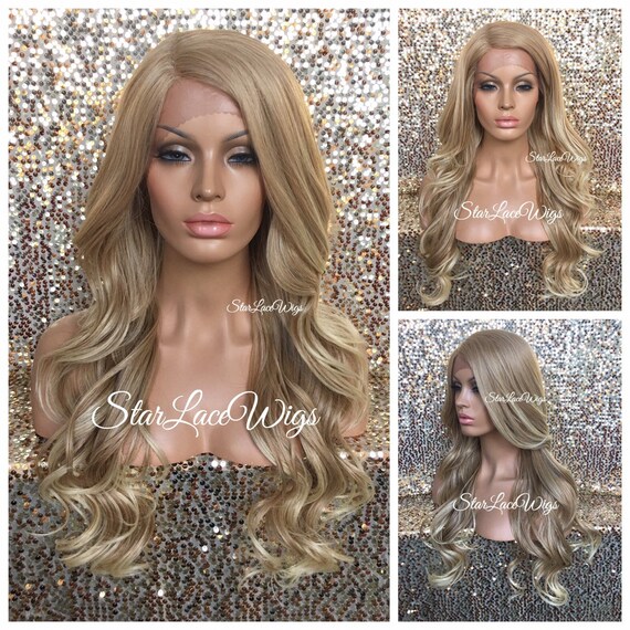 Lace Front Wig Sandy Blonde Ash Blonde Champagne Blonde Etsy