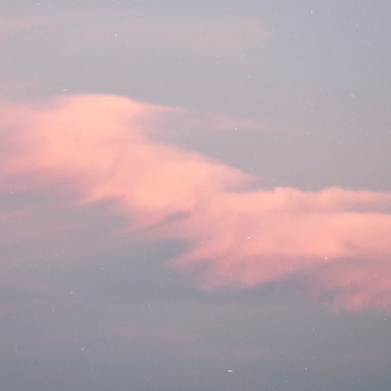 Pink Clouds Stock Photo Cloud Photo Cloud Photograph Pastel Etsy