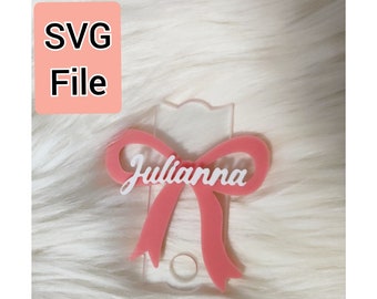 Bow Stanley 40oz topper SVG-bestand