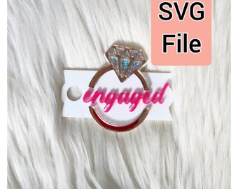 40oz Engaged Stanley Topper SVG File