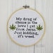 Weed Cross Stitch Pattern PDF Download weed Jesus Cross stitch Mary Jane cross stitch pot leaf cross stitch pattern pot leaf gift