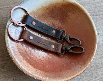 Key Fob with Ring and Swivel Snap