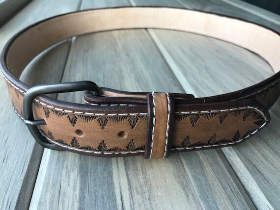 JS Gun Belt Antique Brown | Etsy