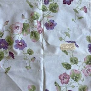 Vintage Deadstock Floral Patterned Pillowcases Country Decor Colourful Bedding image 4