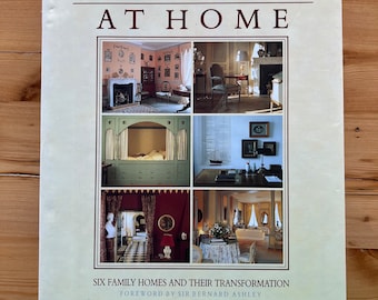 Vintage Hardcover 1989 Hardcover Laura Ashley at Home Book  - Home Decor Book - Coffee Table Book