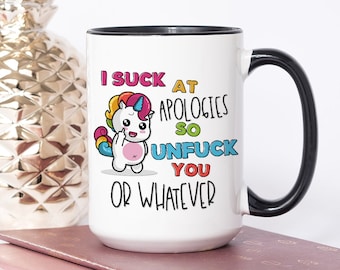 Unicorn Coffee Mug | Middle Finger Unicorn Mug | Adult Coffee Mug | Funny Mug Gift For Friend | Unicorn Mom Mug | Sarcastic Mug