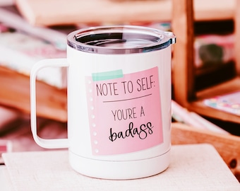 Stainless Steel Coffee Mug | Inspirational Mug | Galentines Day Gift | Best Valentines Gift For Her | Self Love
