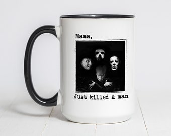 Halloween Coffee Mug | Horror Movie Coffee Mug | Fall Coffee Mug | Queen Unique Gift | Horror Movie Mug | Horror Movie Gifts | Horror Cup