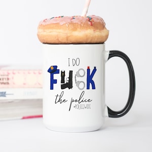 Police Wife Coffee Mug | Police Gift | Thin Blue Line Tumbler | Police Wife Gift | Newlywed Mug | Newlywed Gift | Future Mrs Tumbler