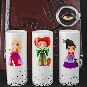 Szklanki do wódki Hocus Pocus | Szklanki do wódki Halloween | Amuck Amuck Amuck | Dekoracja wózka barowego | Prezent na Halloween | Urodziny w październiku | Prezent dla najlepszego przyjaciela