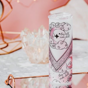 Stay Wild Moon Child Glass Tumbler | Iced Coffee Cup | Iced Coffee Tumbler | Frosted Glass Tumbler | Frosted Glassware | Skinny Tumbler