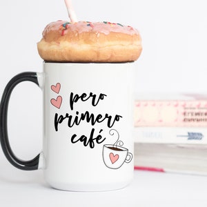 Cafecito Mug | Cafecito con Chisme Coffee Mug | Café Mug | Spanish Coffee Cup | Chisme Cup | Gifts for a Chismosa | Gift for a Chicana