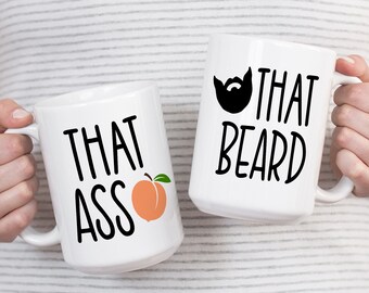 Tazze da caffè per lui e per lei / Mr e Mrs Mugs / Regalo di fidanzamento per coppia / Regalo di anniversario di matrimonio per coppia / Regalo di Natale per lei