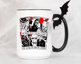 Halloween Coffee Mug | Horror Movie Coffee Mug | Fall Coffee Mug | Queen Unique Gift | Horror Movie Mug | Horror Movie Gifts | Horror Cup