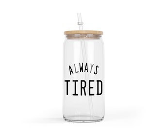 Clear Tumbler With Straw  - Iced Coffee Cup - Cool Moms Club - Soda Can Glass - Coffee Lover Gift - Reusable Coffee Cup