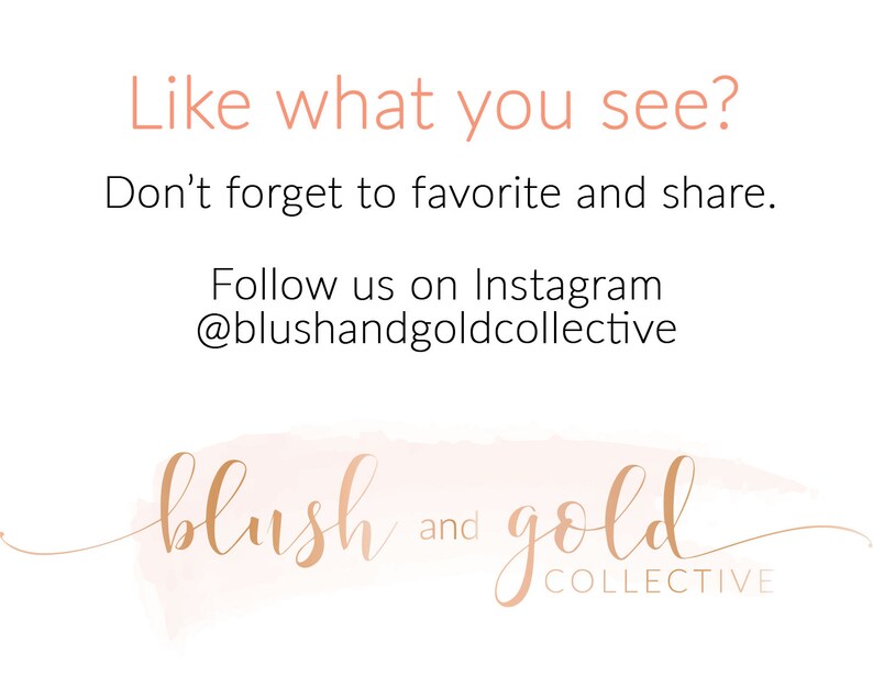 Może przedstawiać: Grafika w stylu akwareli z tekstem "blush and gold collective" w ozdobnym, pisanym stylu. Tekst jest w jasnor&oacute;żowym kolorze z złotym obramowaniem.