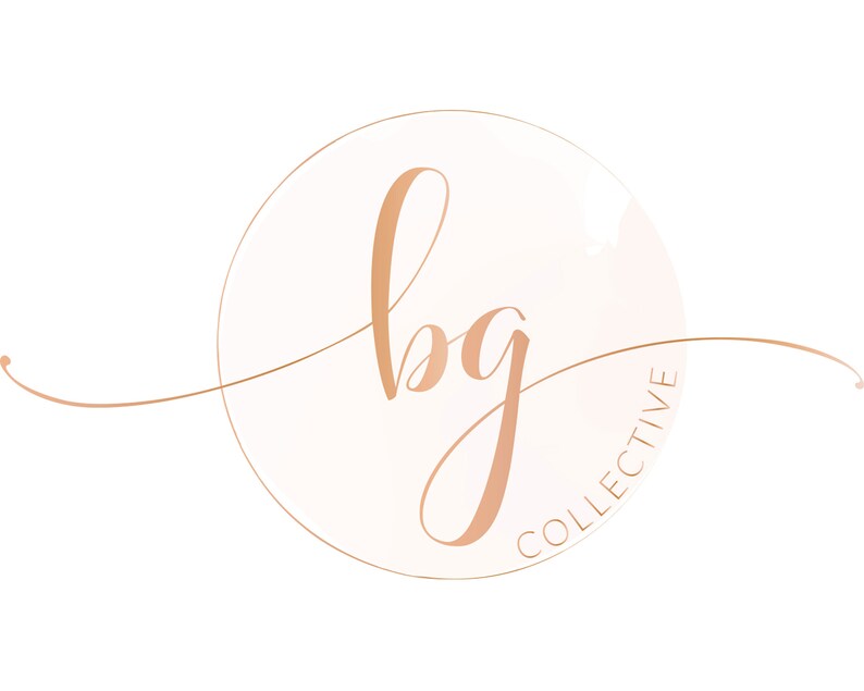 May include: A logo with the letters "bg" in a cursive font inside a circle with the word "collective" written around the circle.