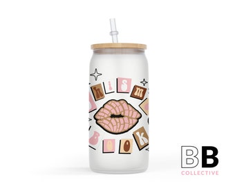 Concha - Cafecito y Chisme Tumbler - Latina AF - Custom Tumbler with Straw - Iced Coffee Cup - Beer Can Glass - Self love - Latinx