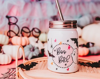 Pastel Halloween | Bat Cup | Halloween Bachelorette | Halloween Glasses | Mason Jar Tumbler | Halloween Tumbler Cup | Halloween Party Favors