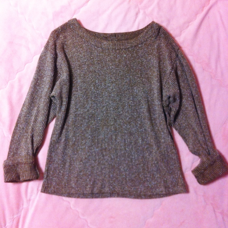 Vintage Ribbed Sweater Vintage Maroon Sweater Vintage Marled Ribbed Knit Sweater Marled Sweater 90s Vintage Speckled Sweater