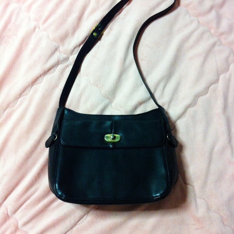 90s black shoulder bag