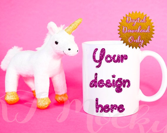 Coffee Mug Mockup Unicorn Pink Stock Photography Blank Mug Coffee Mug Mockup Unicorn Pink Stock Photography Blank Mug