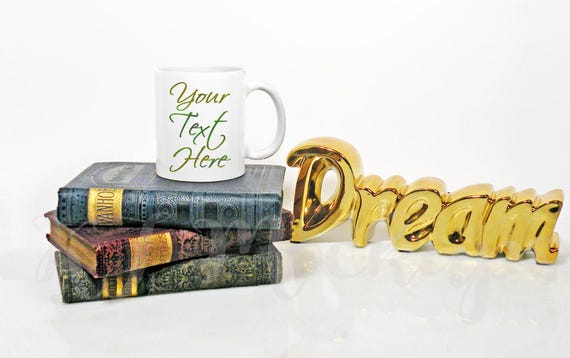 Blank Mug Template Coffee Mug Mockup Dream Book Stock