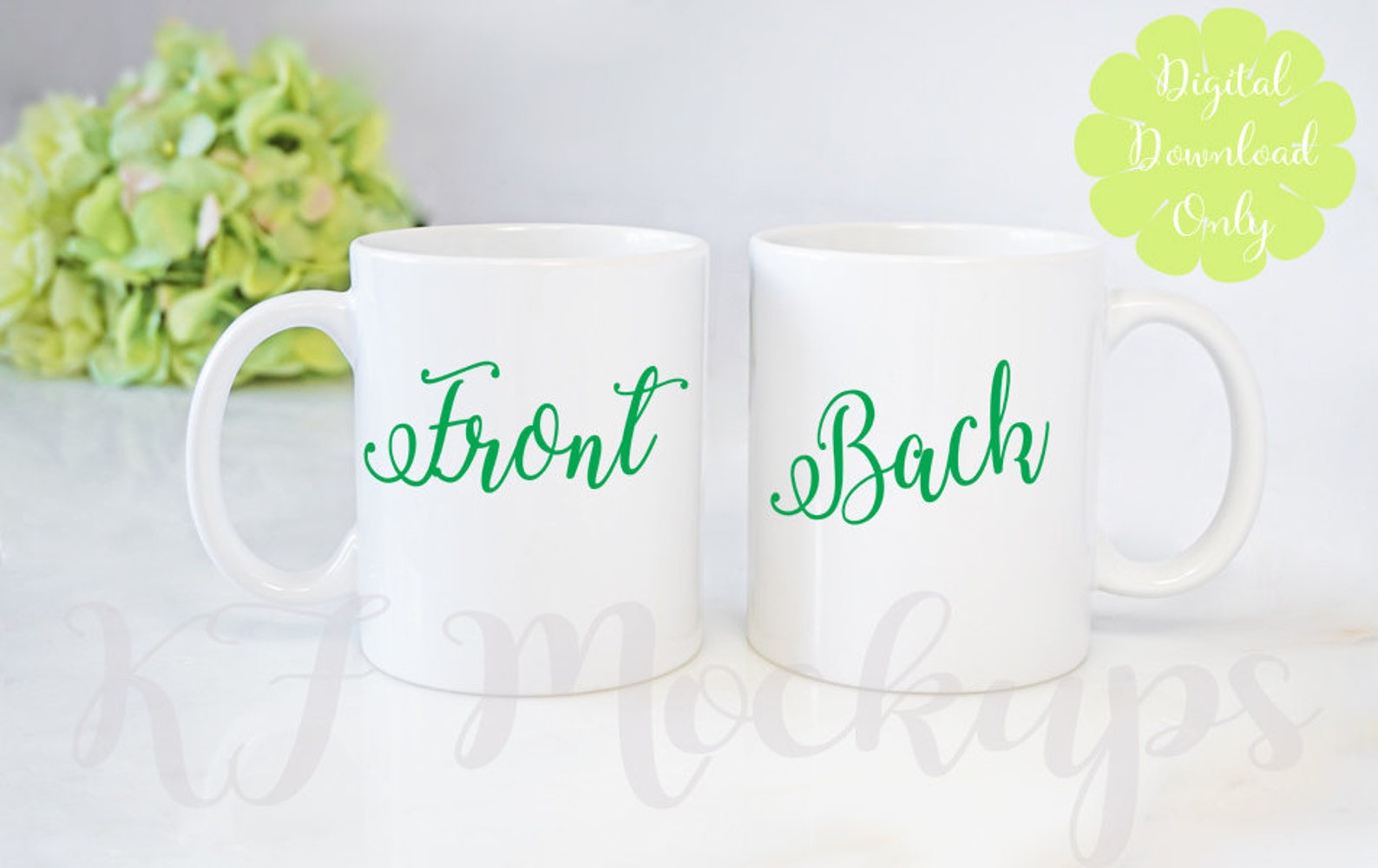 Two Mug Mockup 2 Mug Mock Up Double Mug Mockup Digital Etsy