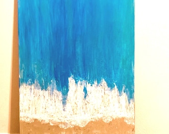Acrylic on canvas - the beach