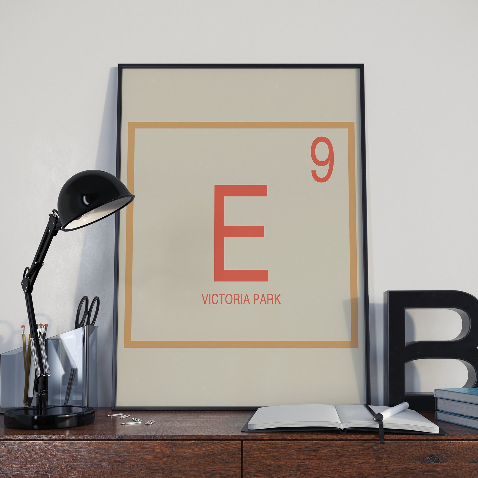 victoria-park-art-print-e9-postcode-art-print-london-e9-postcode