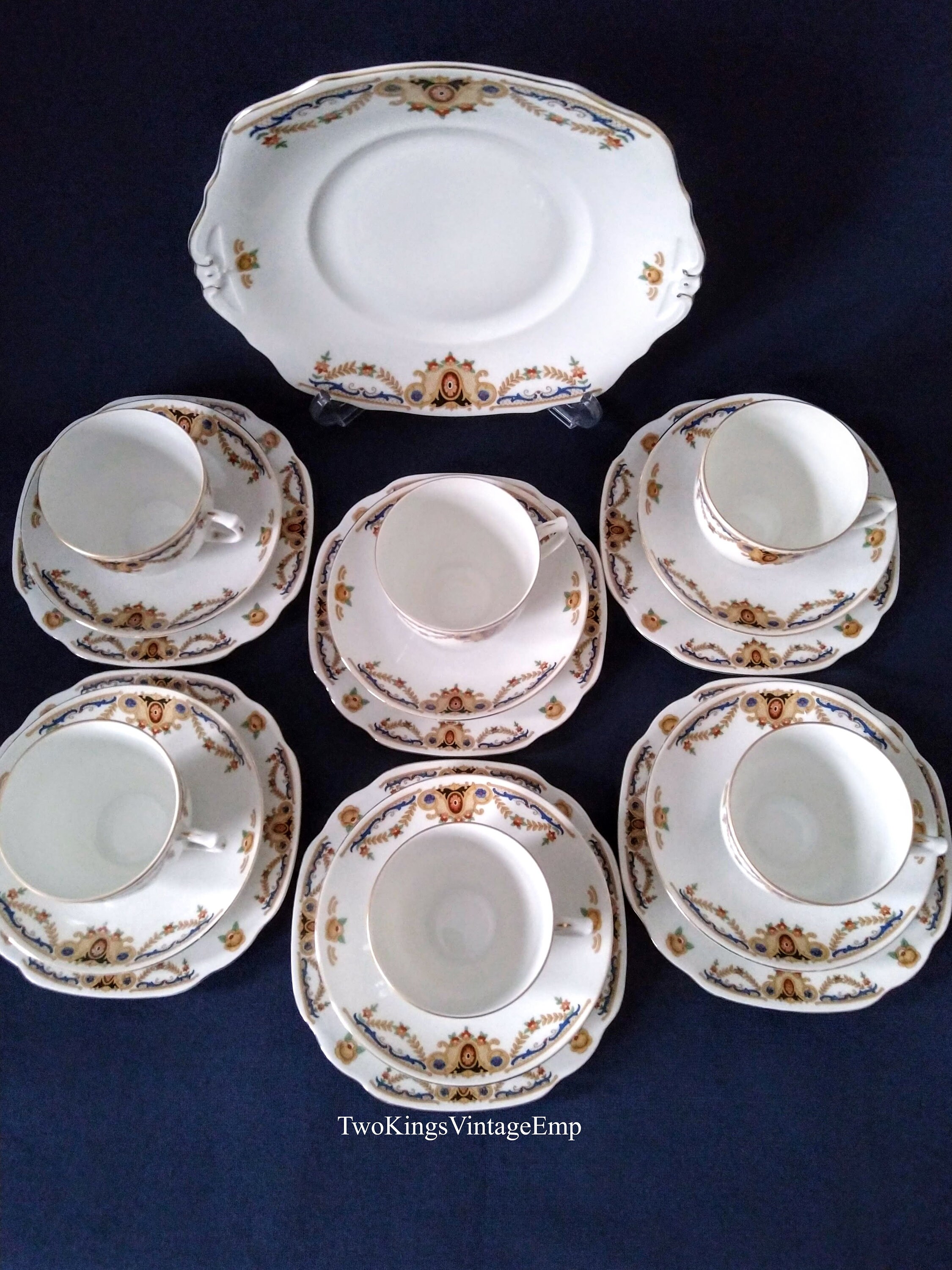 MZ Czech Pottery Bone China Teapot Set Includes Teapot Tea Etsy UK