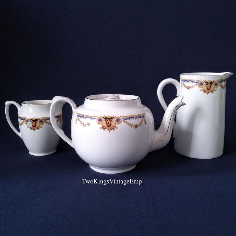 MZ Czech Pottery Bone China Teapot Set Includes Teapot Tea Etsy UK