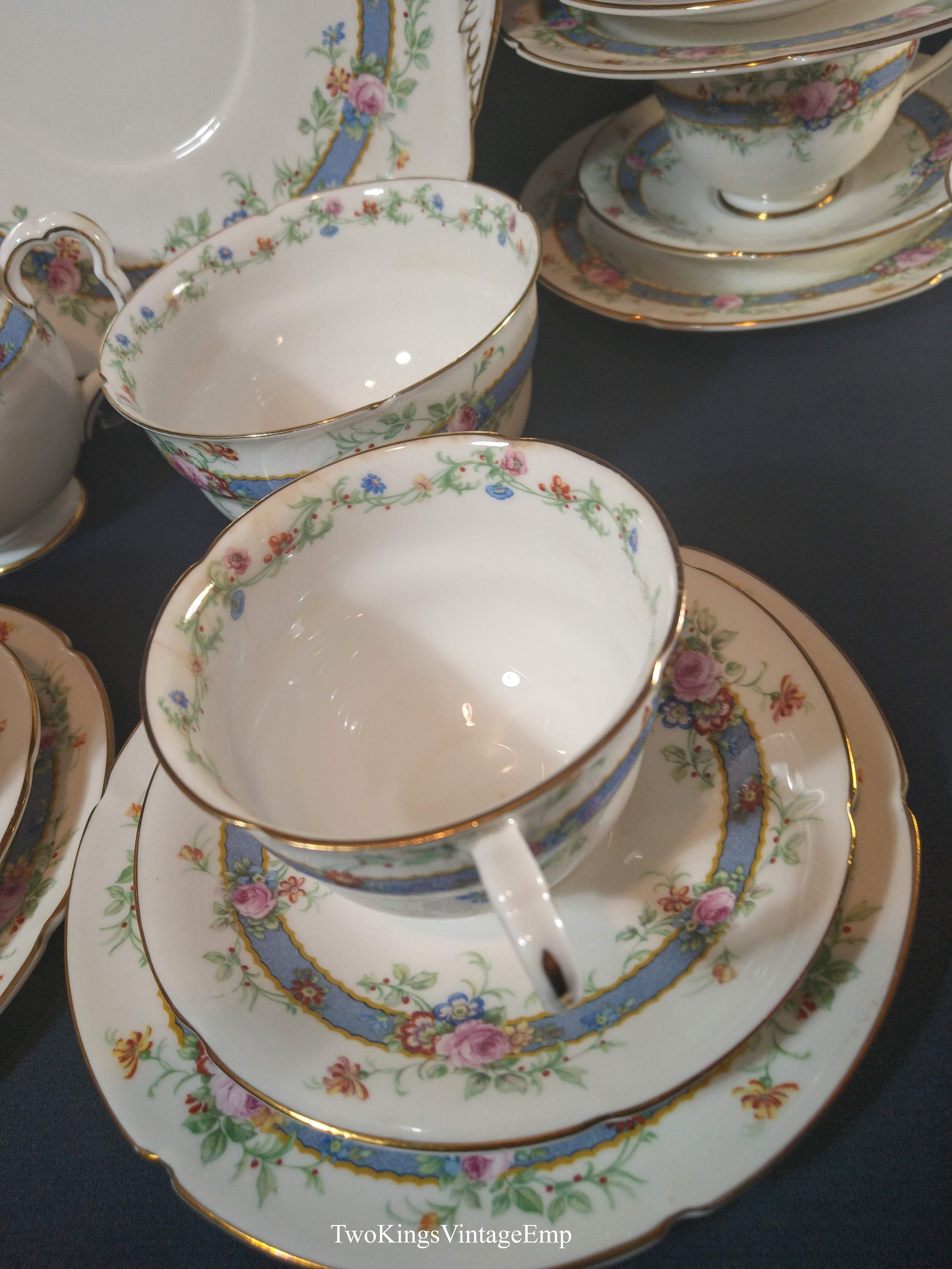 Royal Doulton Estelle Afternoon Tea Set Includes Tea Cup & Etsy